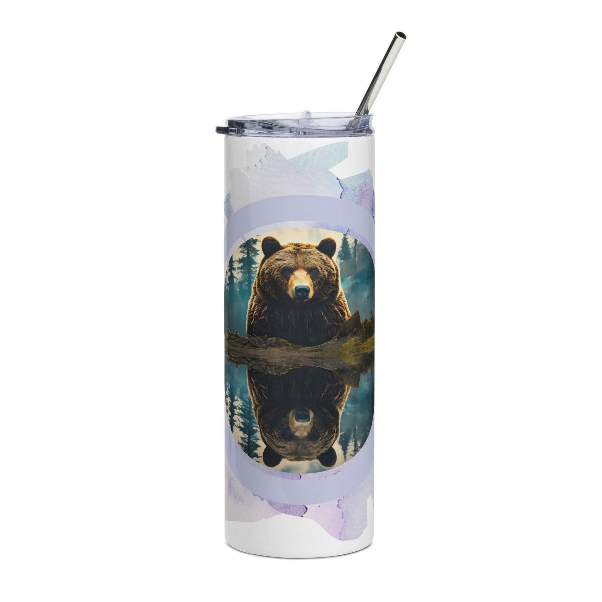 24 - Hour Temperature Control Bear Tumbler: Insulated Travel Mug for Hot & Cold Drinks - Nourishment Tapestry