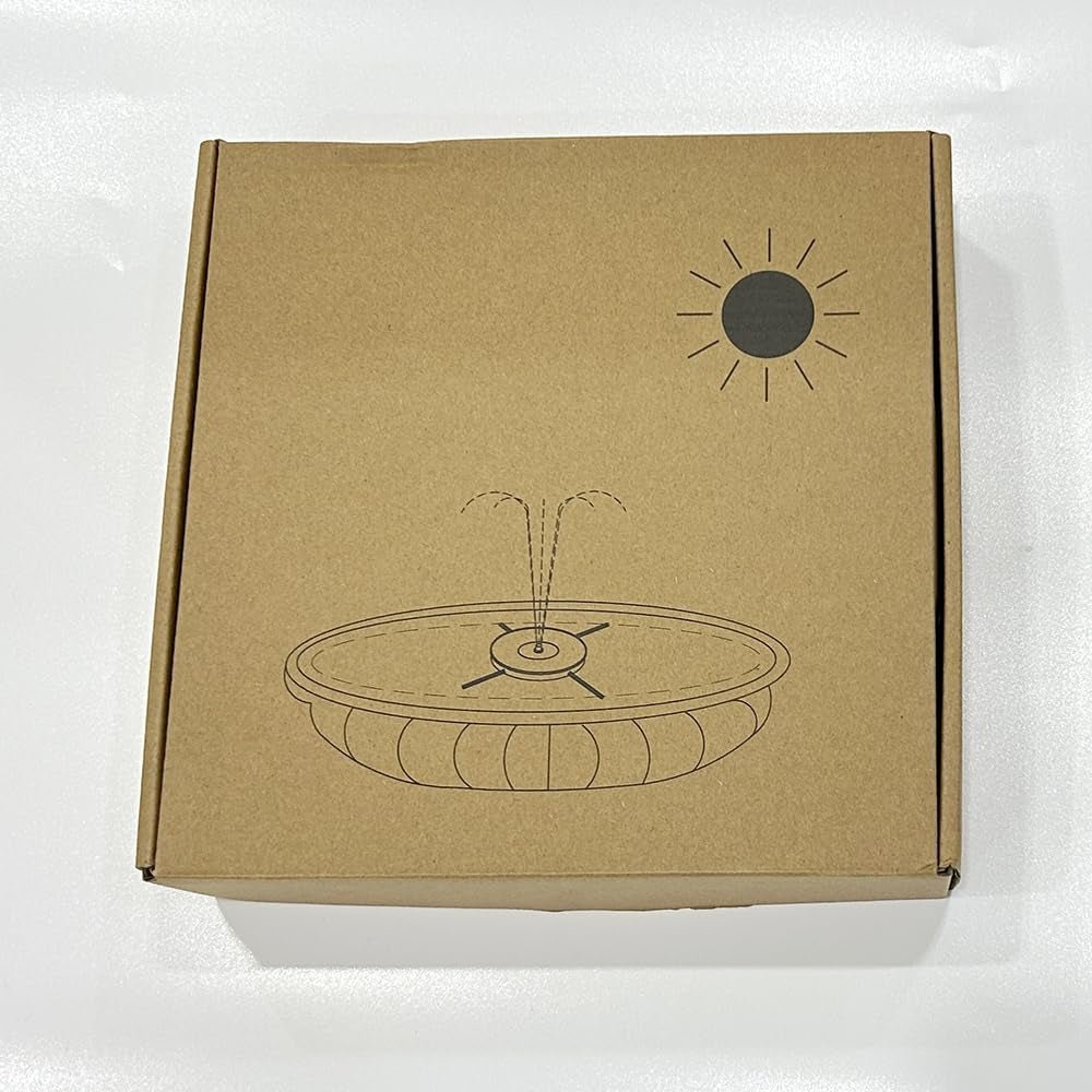 3.5W Solar Bird Bath Fountain with Flower: Garden Water Feature for Hummingbirds - Nourishment Tapestry