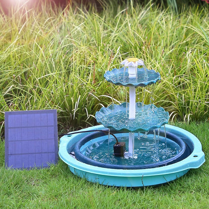 3.5W Solar Fountain Pump: Bird Bath & Garden Water Feature Kit - Nourishment Tapestry