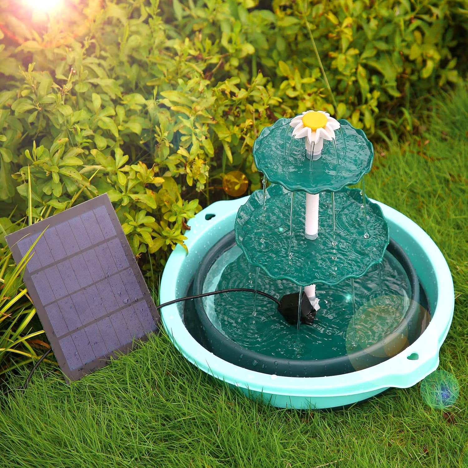 3.5W Solar Fountain Pump: Bird Bath & Garden Water Feature Kit - Nourishment Tapestry