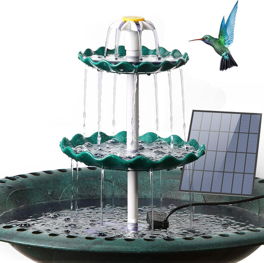 3.5W Solar Fountain Pump: Bird Bath & Garden Water Feature Kit - Nourishment Tapestry