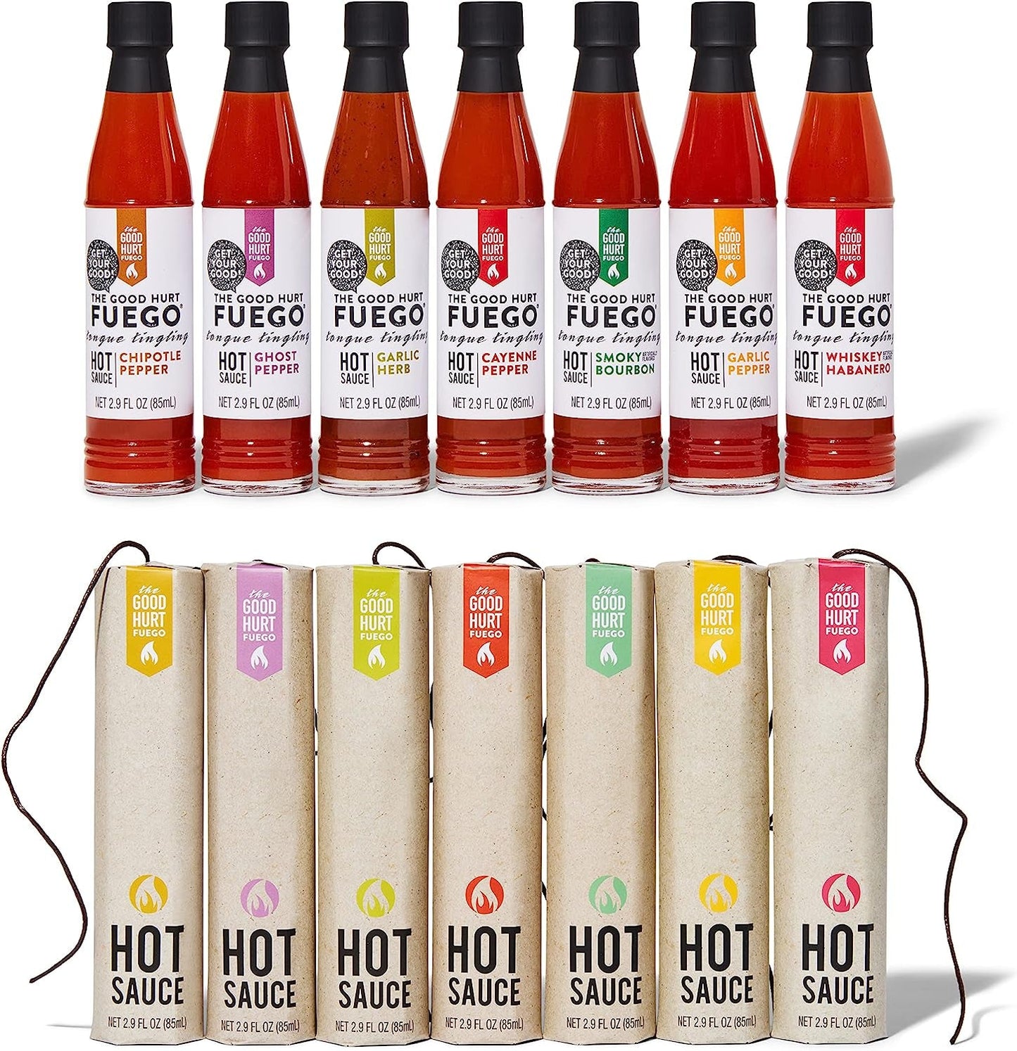 "7 Exotic Hot Sauces Sampler Pack - Spice up Your Life!" - Nourishment Tapestry