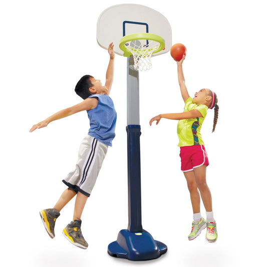 Adjust 'N Jam Pro Basketball Set: Ultimate Hoop for Home Court Action - Nourishment Tapestry