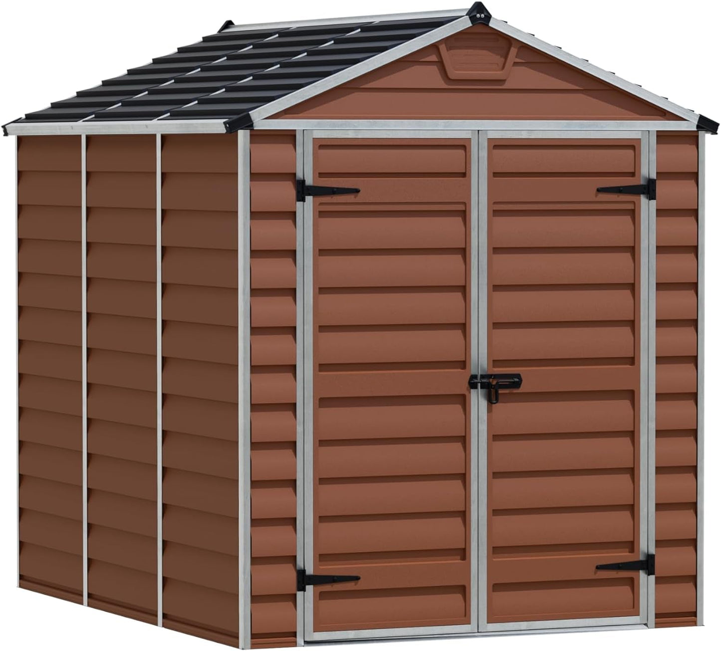 Amber Skylight 6x8Ft Storage Shed: Spacious, Durable Backyard Solution with Natural Light - Buy Online Now - Nourishment Tapestry