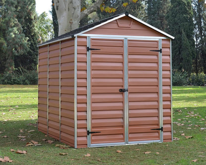 Amber Skylight 6x8Ft Storage Shed: Spacious, Durable Backyard Solution with Natural Light - Buy Online Now - Nourishment Tapestry