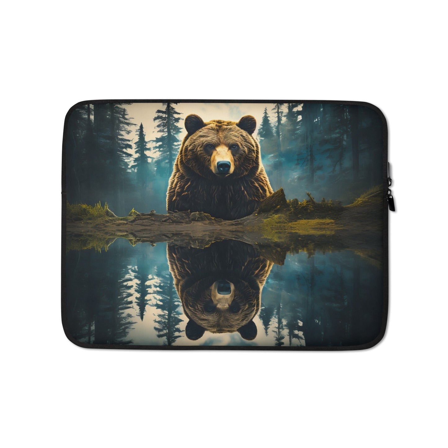 Bear Neoprene Laptop Sleeve: Stylish & Rugged Protection for Your Device - Nourishment Tapestry