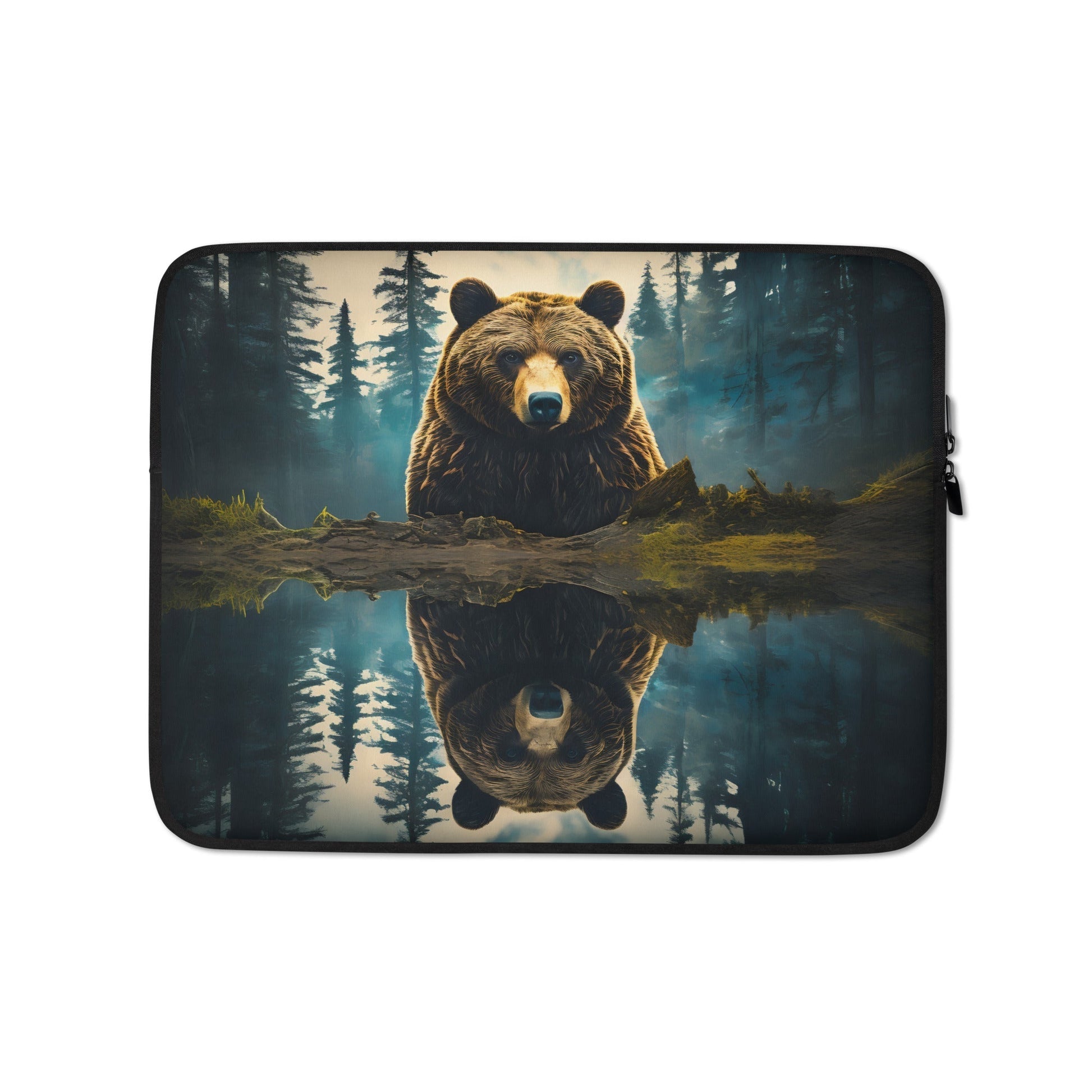 Bear Neoprene Laptop Sleeve: Stylish & Rugged Protection for Your Device - Nourishment Tapestry