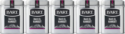 Blend Ras El Hanout Tin 65G - Pack of 5: Enhance Your Dishes with Exotic Flavors - Nourishment Tapestry