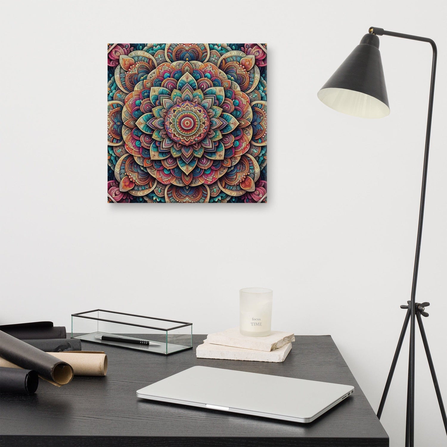 Boho Mandala Canvas Wall Art: Shop Now for Stunning Intricate Designs - Nourishment Tapestry