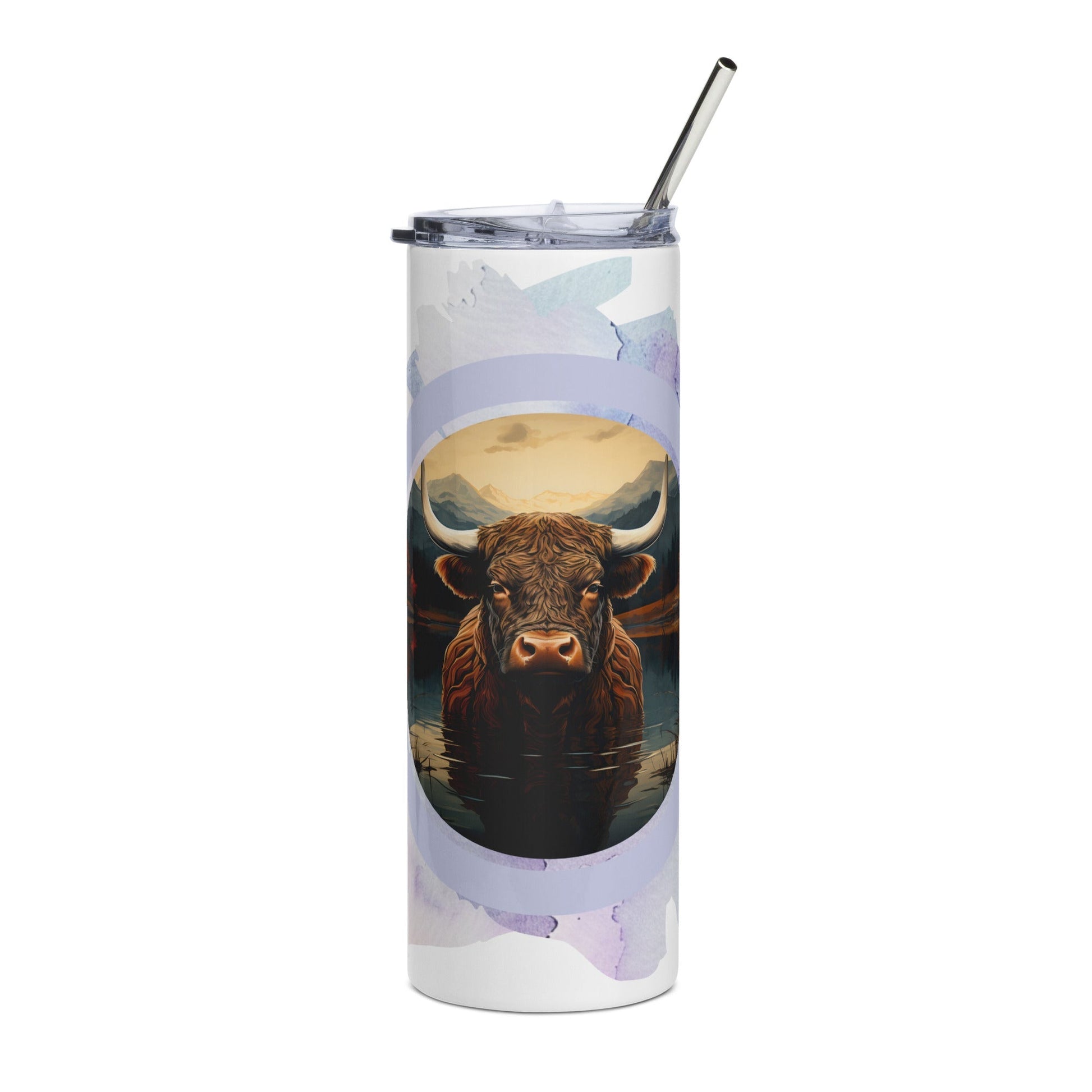 Buffalo 24 - Hour Insulated Tumbler: Leak - Proof Travel Mug for Hot & Cold Drinks - Nourishment Tapestry