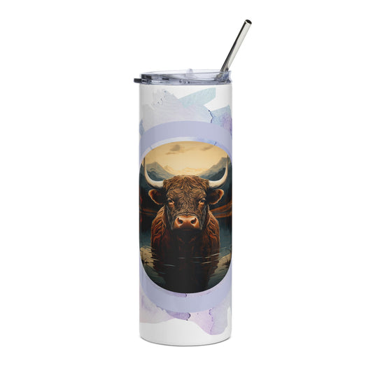 Buffalo 24 - Hour Insulated Tumbler: Leak - Proof Travel Mug for Hot & Cold Drinks - Nourishment Tapestry