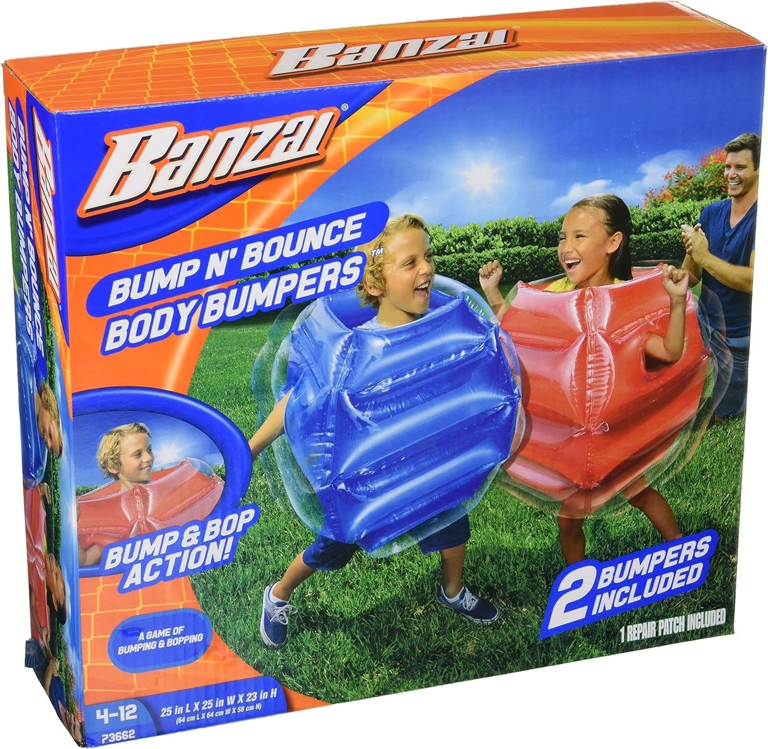 Bump N' Bounce Body Bumpers Game Set - Red & Blue, Ages 4+ - Nourishment Tapestry