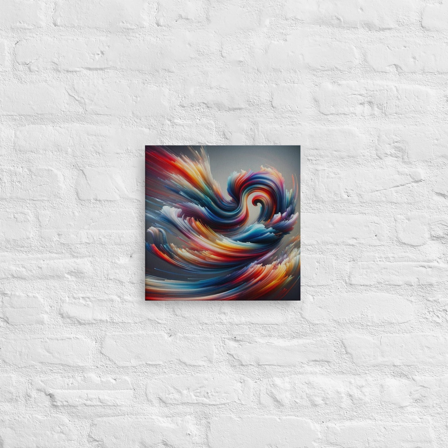 Captivating Abstract Canvas: Modern Swirl Wall Art - Fluid Elegance for Home Decor - Nourishment Tapestry