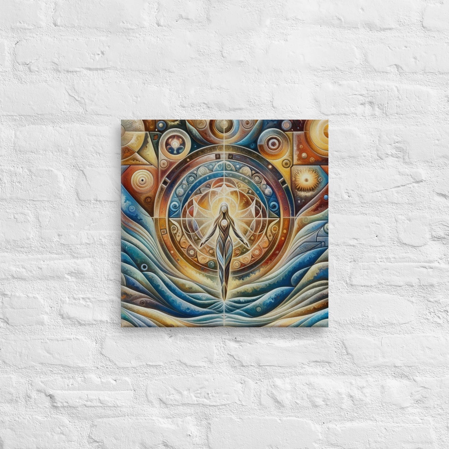 Celestial Goddess Canvas: Dreamy Bedroom Decor Wall Art - Nourishment Tapestry