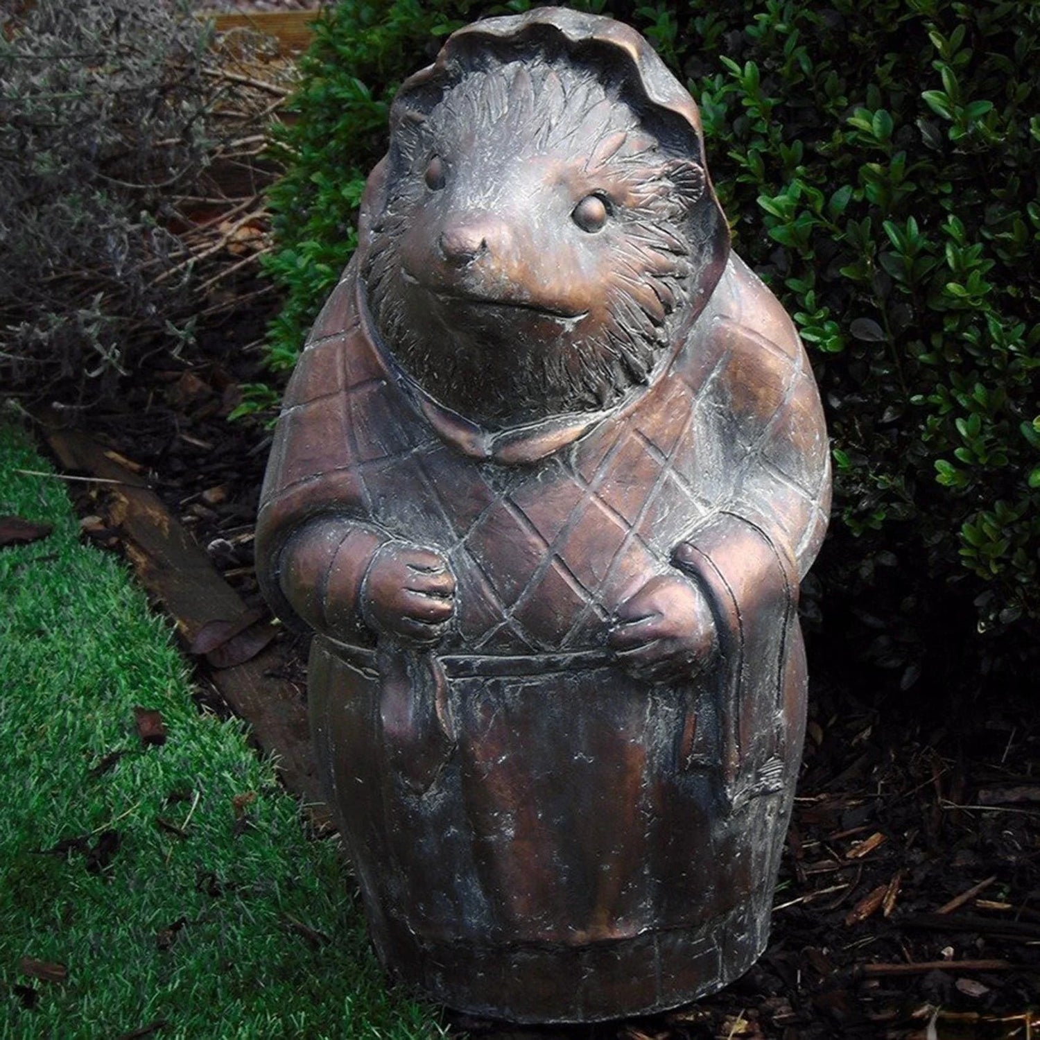 Charming Easter Bunny Garden Statue - Durable Resin Decor for Indoor & Outdoor - Nourishment Tapestry