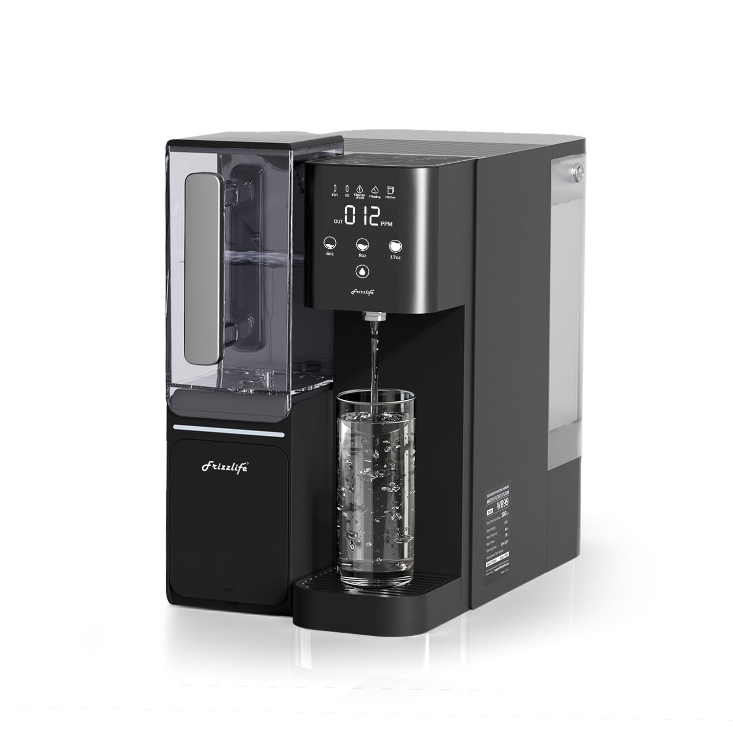 Countertop Reverse Osmosis System - Alkaline RO Water Filter with Portable Pitcher - NSF/ANSI 58 Certified - USA Tech Support - Nourishment Tapestry