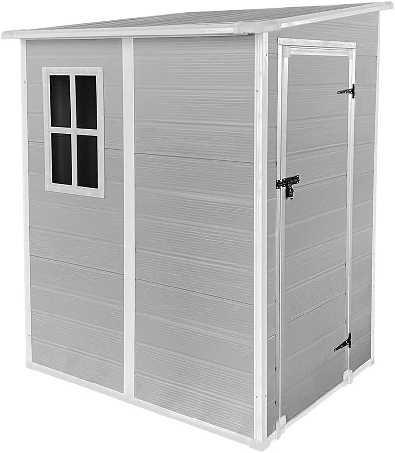 Durable Outdoor Storage Shed: 4ft, 5ft, 6ft Sizes - Weather - Resistant for Garden & Backyard Organization - Nourishment Tapestry