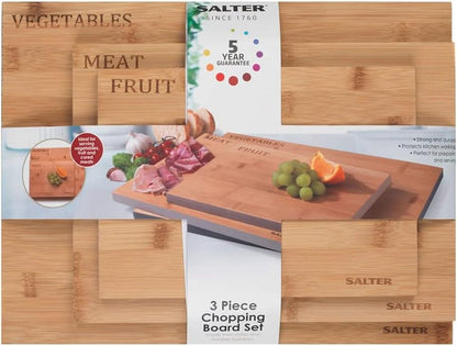 Eco - Friendly Bamboo Cutting Board Set: Sustainable Kitchen Essential for Green Chefs - Nourishment Tapestry