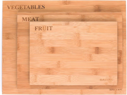 Eco - Friendly Bamboo Cutting Board Set: Sustainable Kitchen Essential for Green Chefs - Nourishment Tapestry