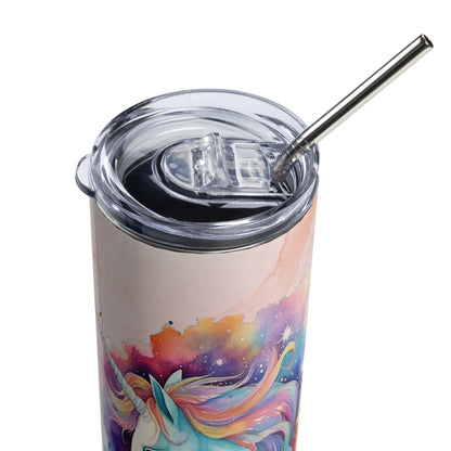 Enchanting Unicorn Tumbler: 20oz Insulated Cup for Magic Drinks & Adventures - Nourishment Tapestry