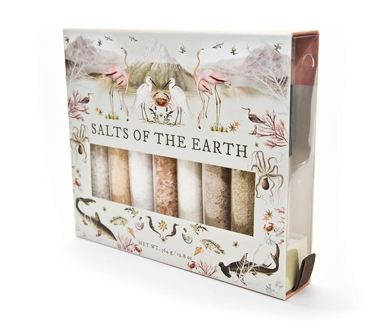 "Exotic Salt Collection: 8 - Pack Gift Set from Around the Globe - Enhance Your Culinary Creations!" - Nourishment Tapestry