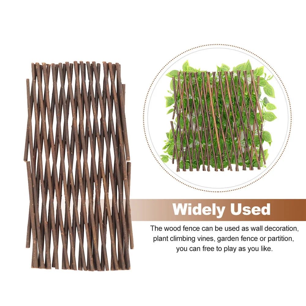 Expanding Willow Trellis Plant Support for Garden Decoration - Nourishment Tapestry