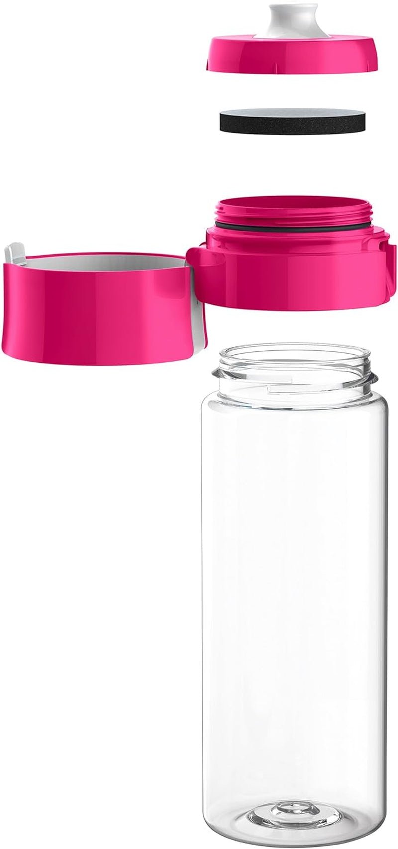 Fill & Go Pink Water Filter Bottle - Stay Hydrated on the Go! - Nourishment Tapestry