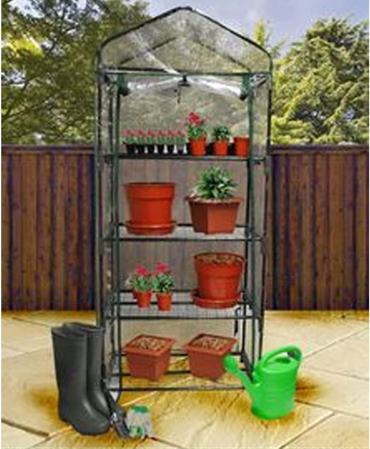 Kingfisher GHPRO 4 - Tier Greenhouse: Year - Round Garden Oasis for Enthusiasts - Buy Online Now - Nourishment Tapestry