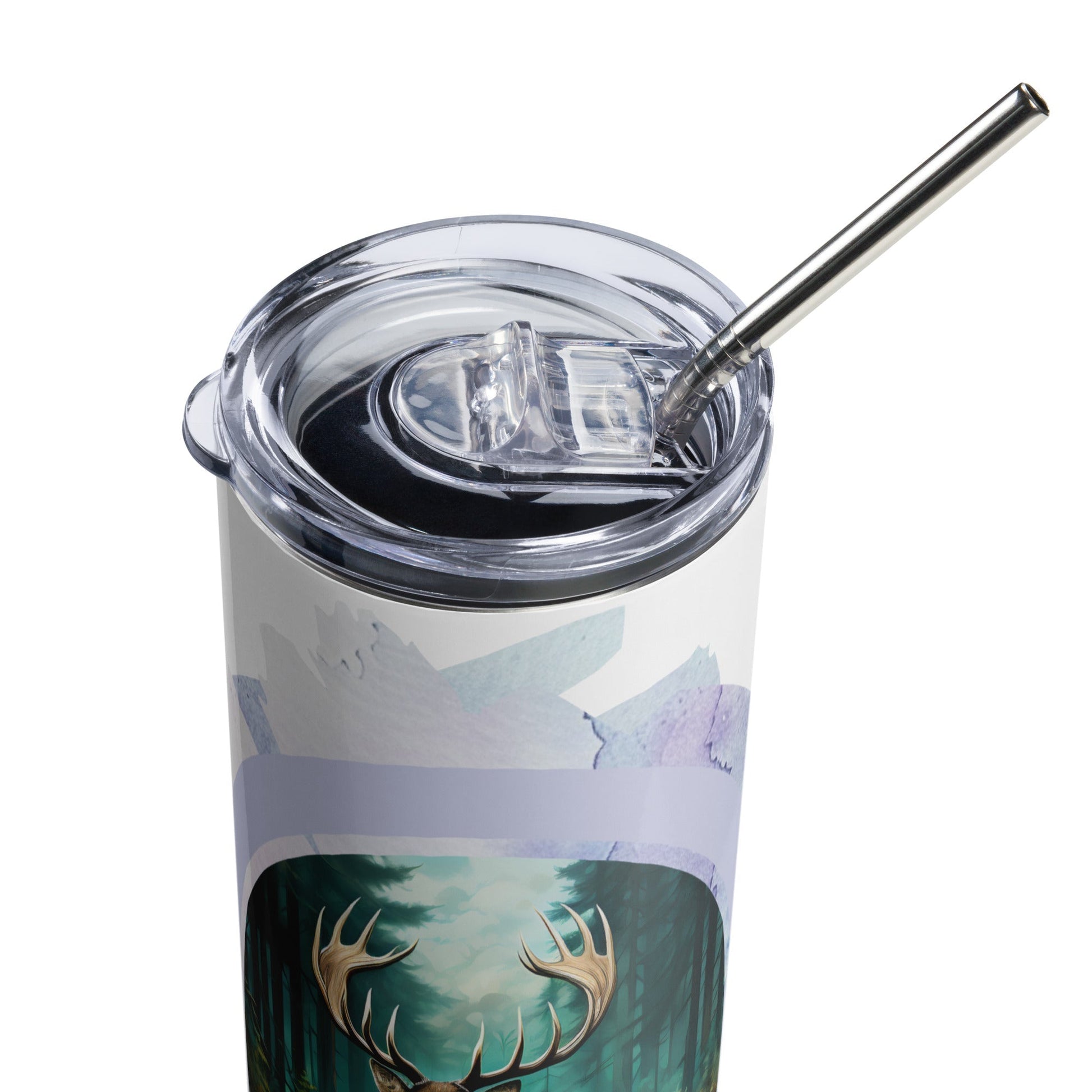 Moose 20oz Tumbler: Insulated Stainless Steel Cup for Outdoor Adventures - Nourishment Tapestry