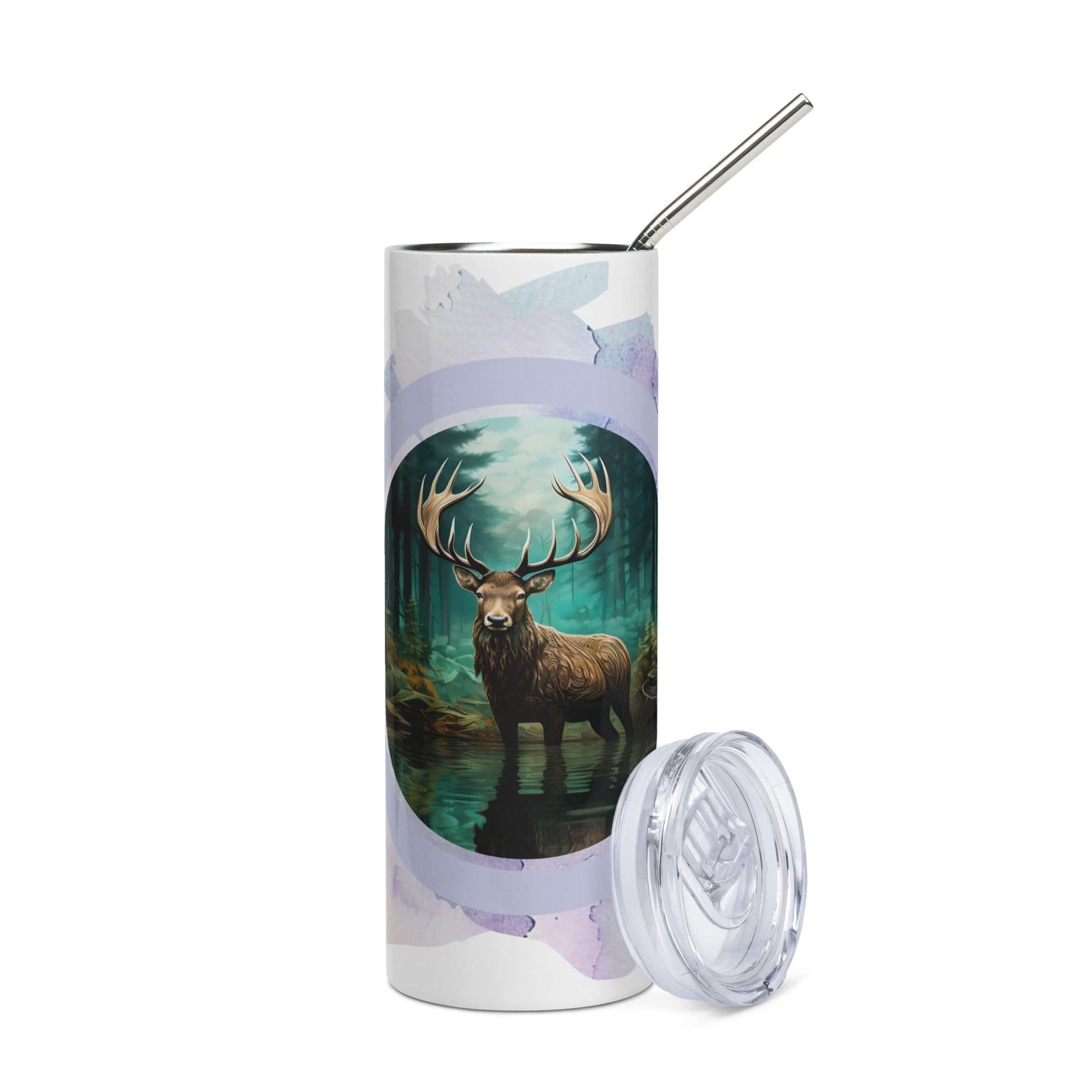 Moose 20oz Tumbler: Insulated Stainless Steel Cup for Outdoor Adventures - Nourishment Tapestry