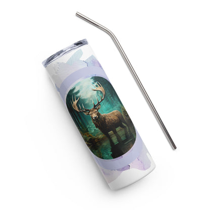 Moose 20oz Tumbler: Insulated Stainless Steel Cup for Outdoor Adventures - Nourishment Tapestry