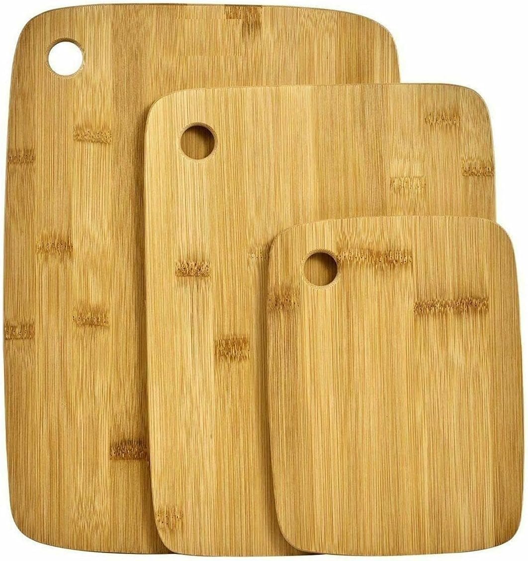 Organic Bamboo Cutting Board Set: Eco - Friendly Kitchen Essential - Nourishment Tapestry