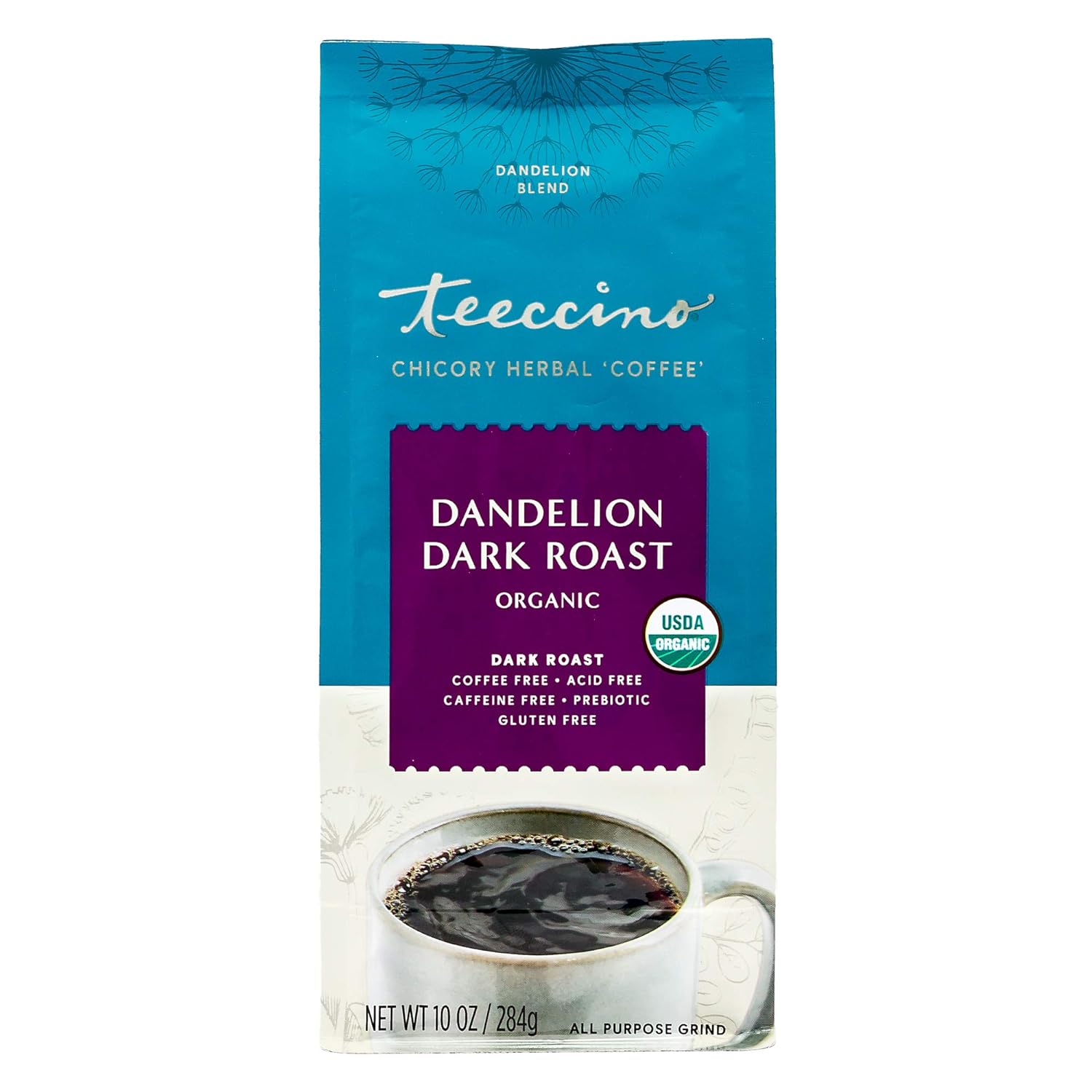 Organic Dandelion Dark Roast: Bold Caffeine - Free Coffee Alternative - Nourishment Tapestry