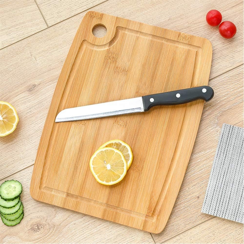 Organic XXL Bamboo Cutting Board: Extra - Large, Juice Grooves, Eco - Friendly Kitchen Must - Have - Nourishment Tapestry