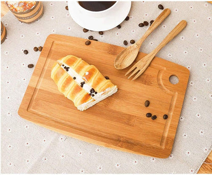 Organic XXL Bamboo Cutting Board: Extra - Large, Juice Grooves, Eco - Friendly Kitchen Must - Have - Nourishment Tapestry