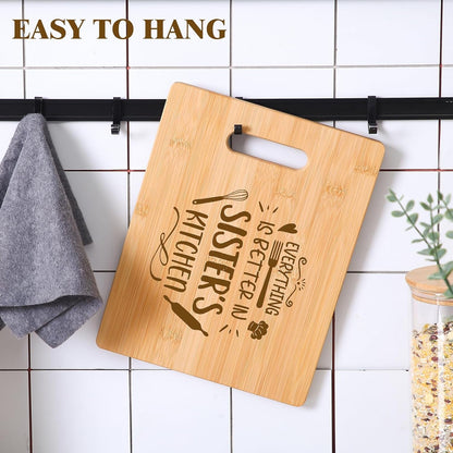 Personalized Sister Cutting Board: Engraved Gift for Birthdays & Special Occasions - Nourishment Tapestry