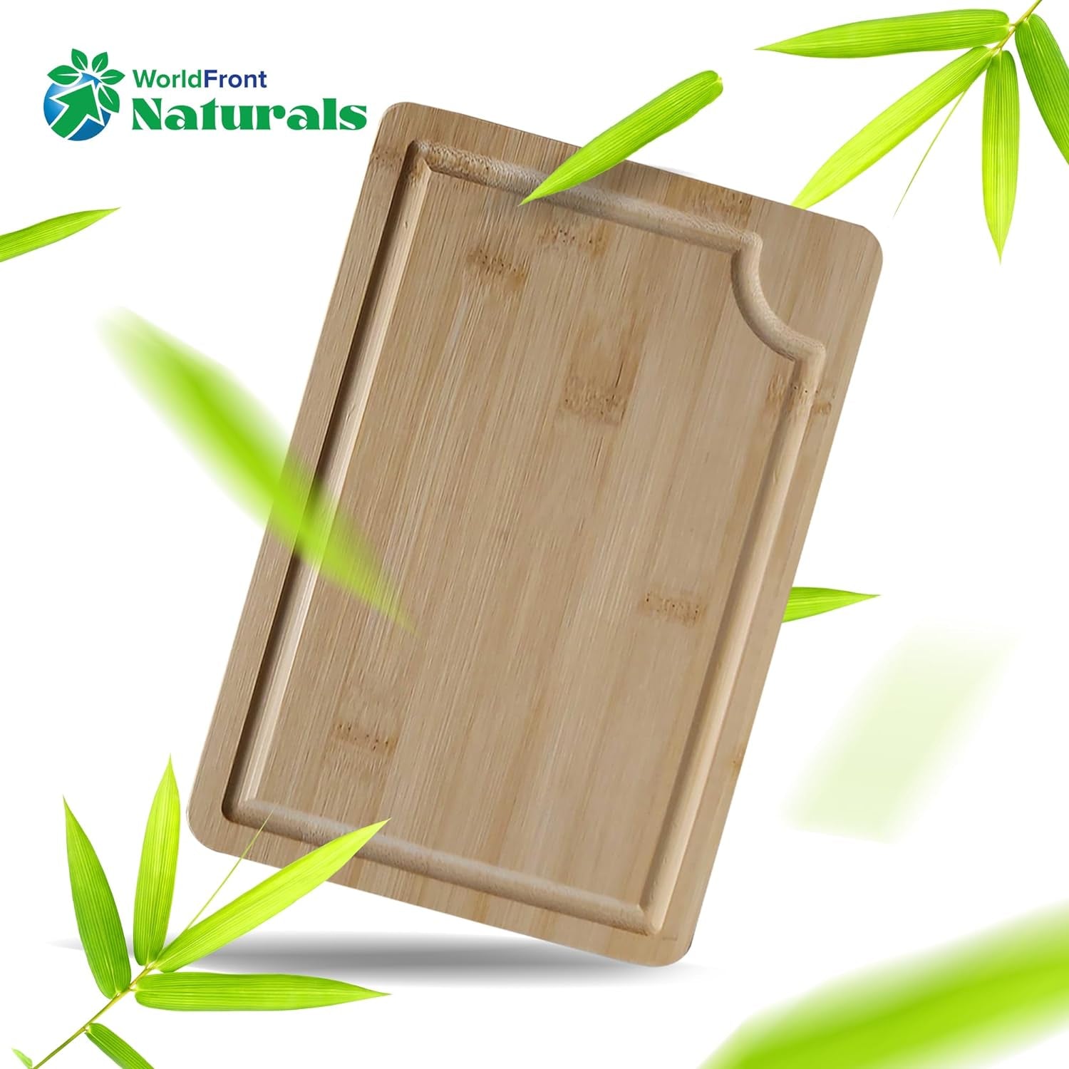 Premium Bamboo Cutting Board Set: 3 - Pack with Handles & Grooves - Durable Kitchen Essential for Meat, Cheese & Veggies - Nourishment Tapestry