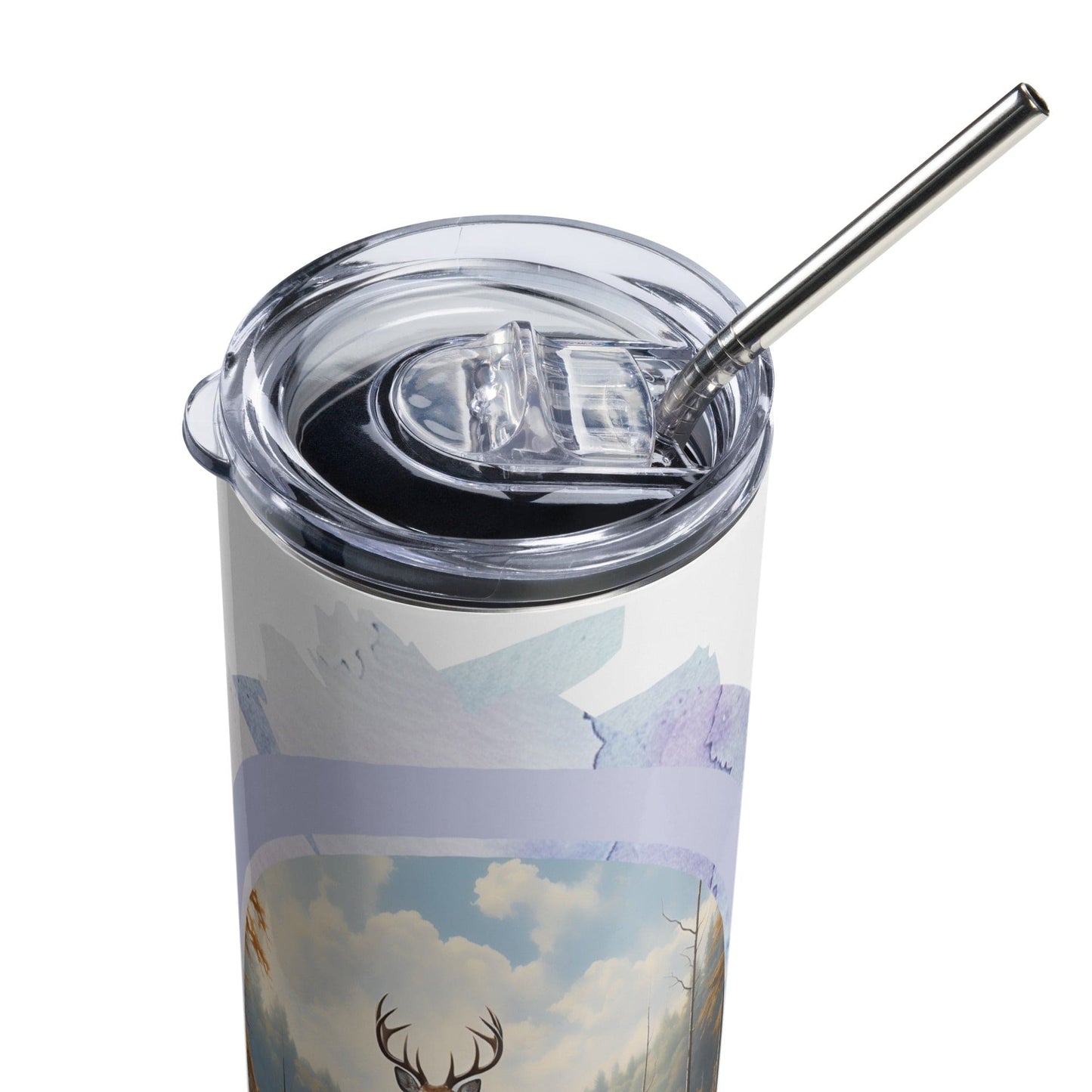 Premium Deer Tumblers 3 - Pack: Insulated Stainless Steel Set for Adventures - Nourishment Tapestry