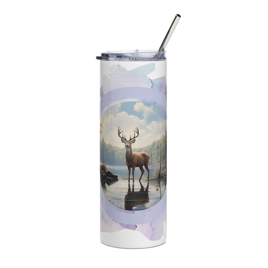 Premium Deer Tumblers 3 - Pack: Insulated Stainless Steel Set for Adventures - Nourishment Tapestry