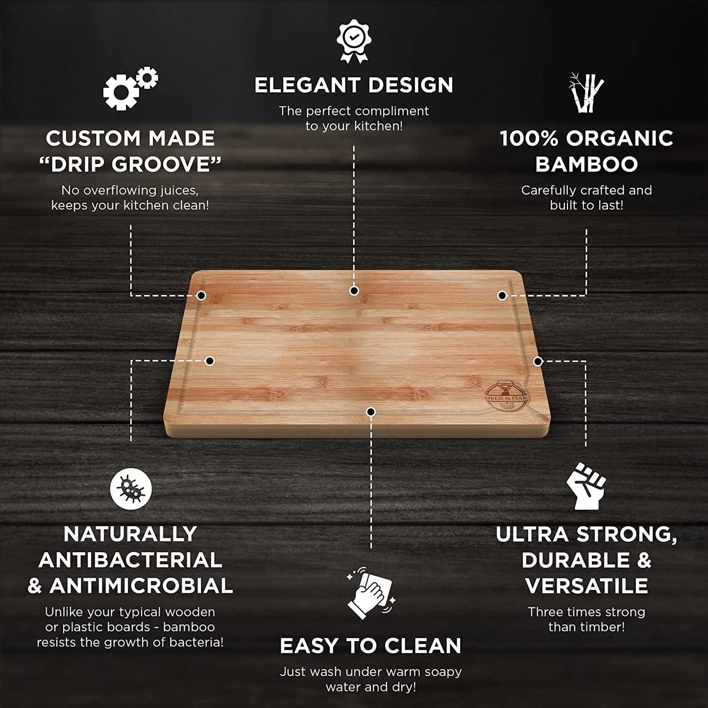 Premium Wooden Chopping Board: Upgrade Your Culinary Skills - Nourishment Tapestry