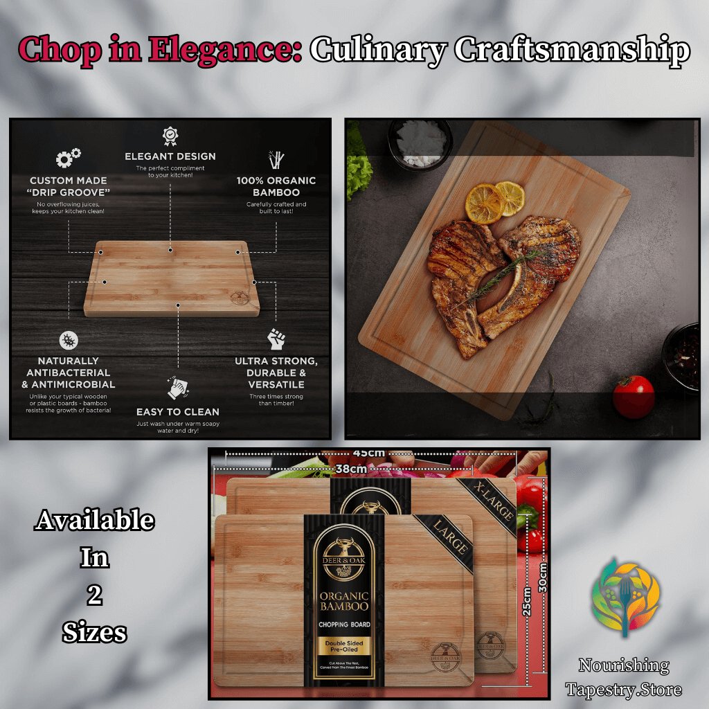 Premium Wooden Chopping Board: Upgrade Your Culinary Skills - Nourishment Tapestry