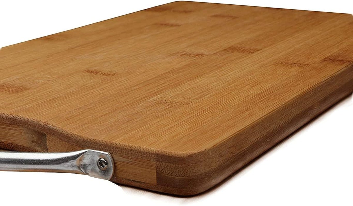 Premium XL Bamboo Cutting Board 38x28cm: Eco - Friendly Chopping Block for Meat & Veggies - Nourishment Tapestry