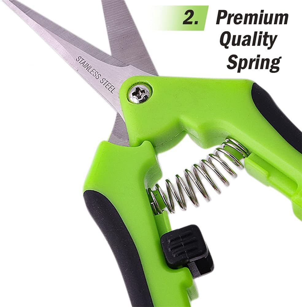 Professional Floristry Pruners with 20 Free Plant Clips: Garden Scissors for Shaping and Pruning - Nourishment Tapestry