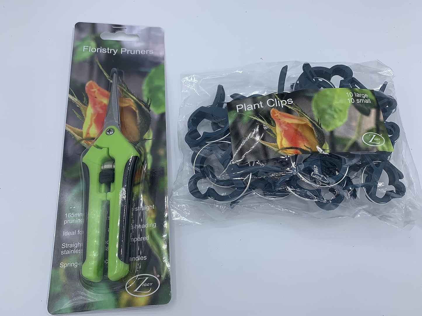 Professional Floristry Pruners with 20 Free Plant Clips: Garden Scissors for Shaping and Pruning - Nourishment Tapestry