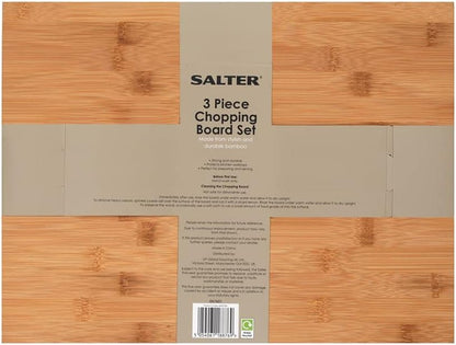 Rustic 3 - Piece Wooden Chopping Board Set: Ideal for Meat, Fruit & Charcuterie - Nourishment Tapestry