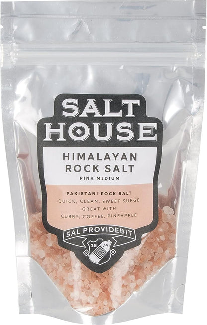 Salt and Pepper Grinder Combo: Himalayan Pink Rock Salt 100G + Tellicherry Black 50G - Salthouse and Peppermongers - Nourishment Tapestry