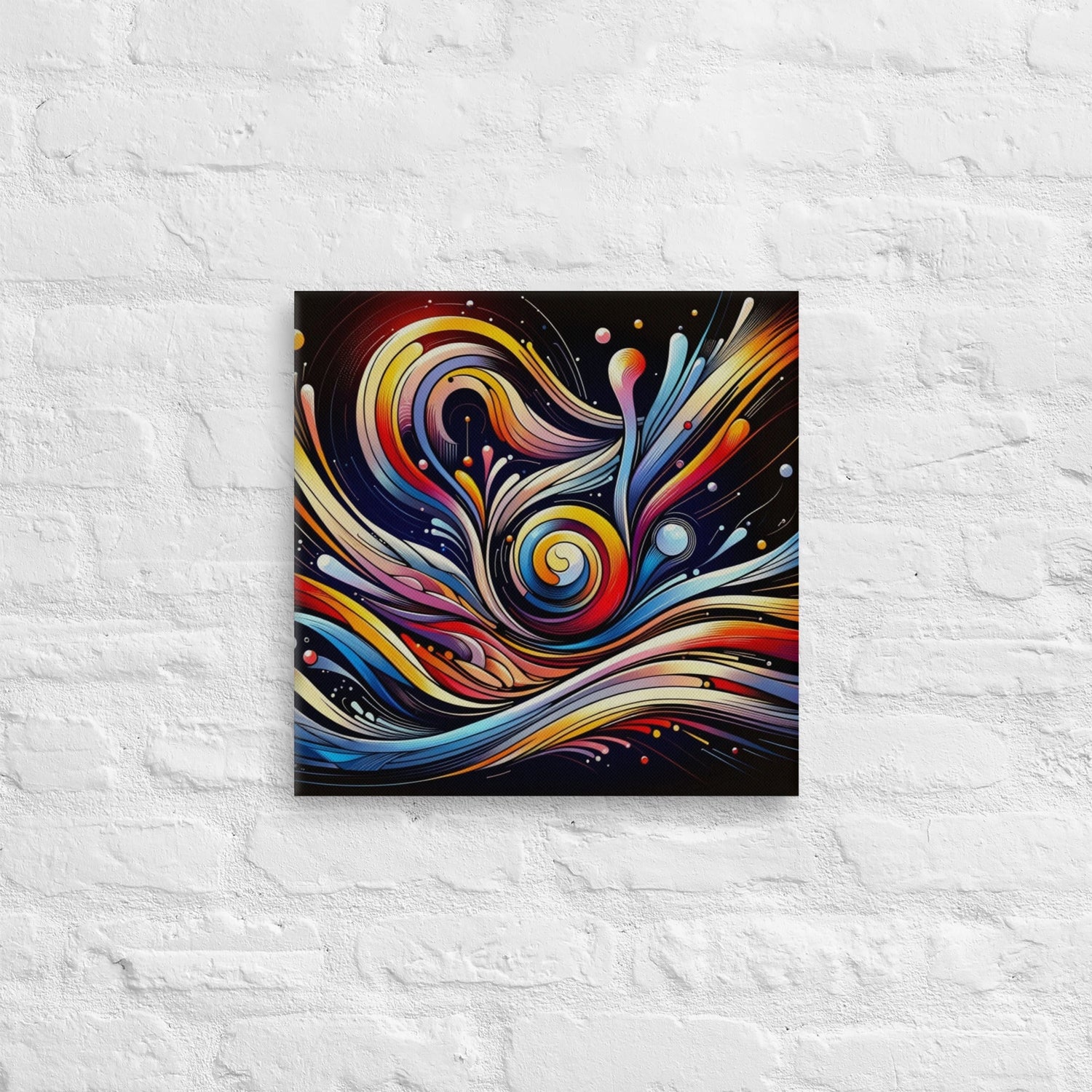 Serene Zen Abstract Canvas for Peaceful Home Decor: Modern Mantra Wall Art - Nourishment Tapestry