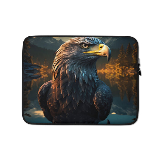 Soaring Eagle Laptop Sleeve: Stylish Sky - Inspired Protection for 13 - 15" Laptops - Nourishment Tapestry