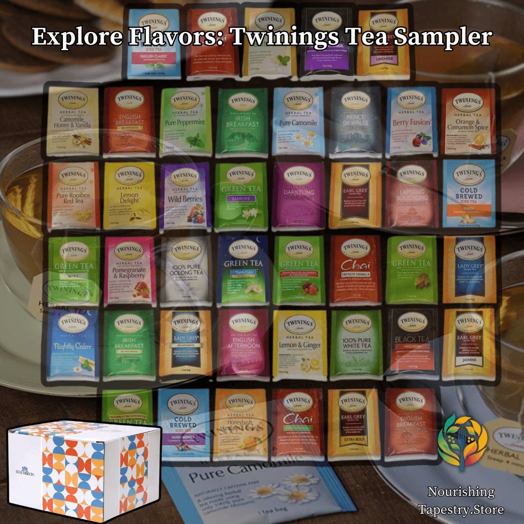 Twinings Tea Variety Pack: 48 Premium Flavors - Sampler for Tea Lovers - Nourishment Tapestry