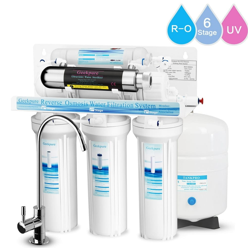 Ultimate 75 GPD RO Water Purifier: 6 - Stage UV System for Safe, Pure Drinking Water at Home - Buy Now for Clean Water! - Nourishment Tapestry